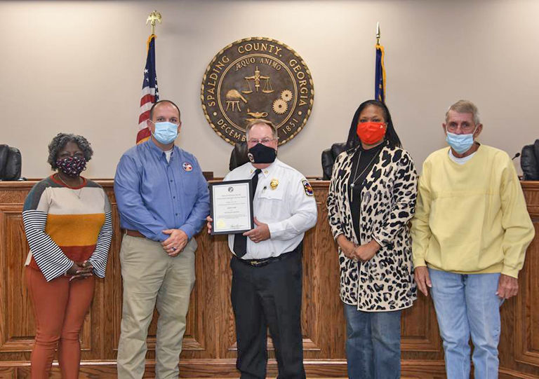Spalding BOC honors Polk